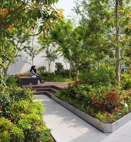 Biodiverse Garden and Outdoor Seating