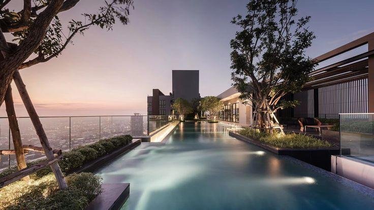 Royal Crest rooftop swimming pool visual