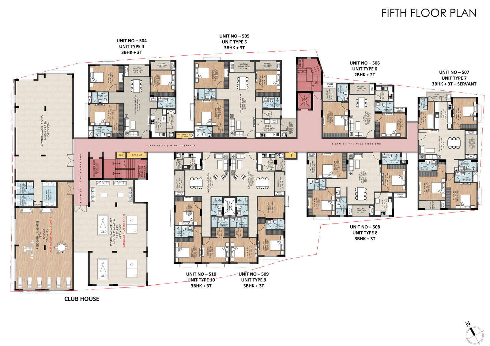 Fifth Floor Plan